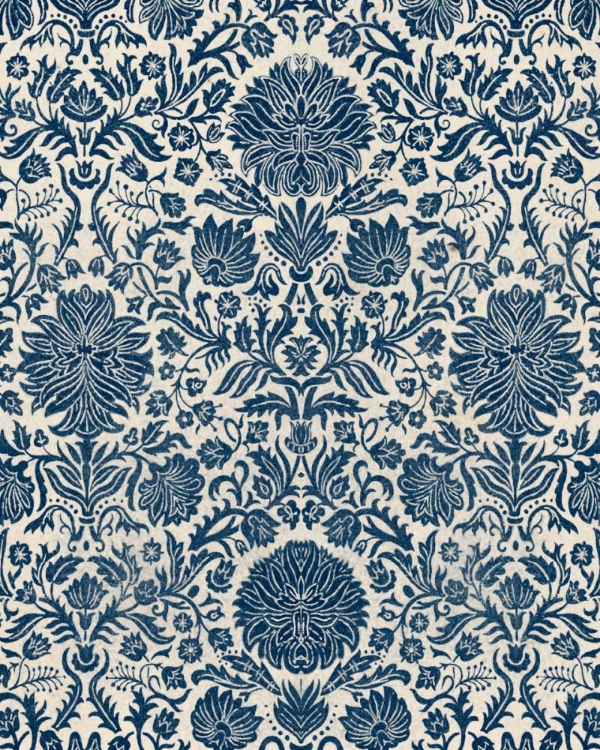 Picture of BAROQUE TAPESTRY IN NAVY I