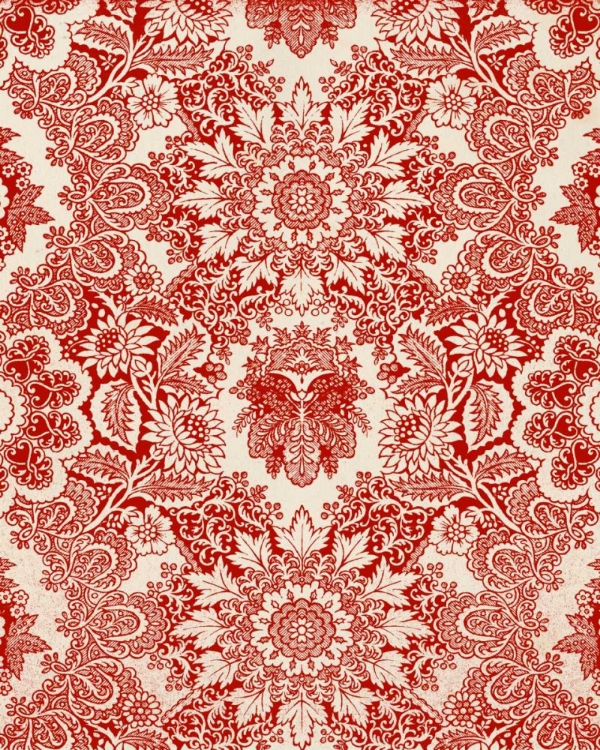 Picture of BAROQUE TAPESTRY IN RED I