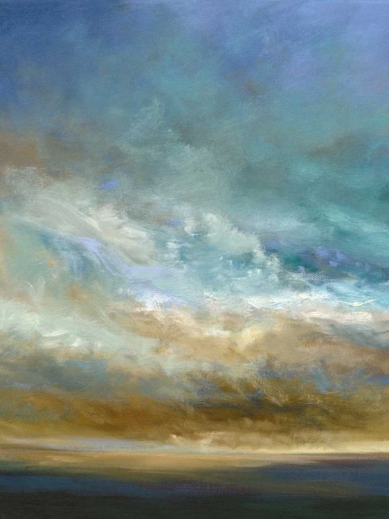 Picture of COASTAL CLOUDS TRIPTYCH I