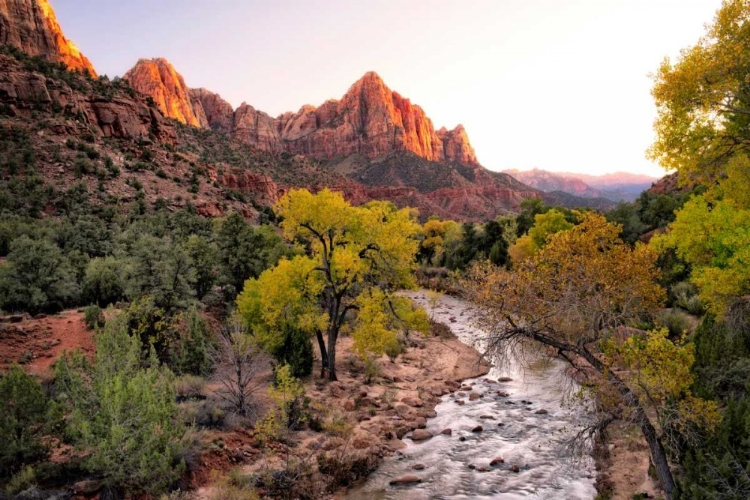 Picture of SUNSET ON THE WATCHMAN I