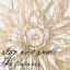 Picture of METALLIC FLORAL QUOTE I