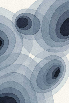 Picture of INDIGO OVALS II