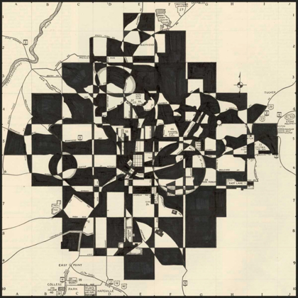 Picture of MODERN MAP OF ATLANTA