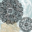 Picture of ROSETTES ON AQUA III