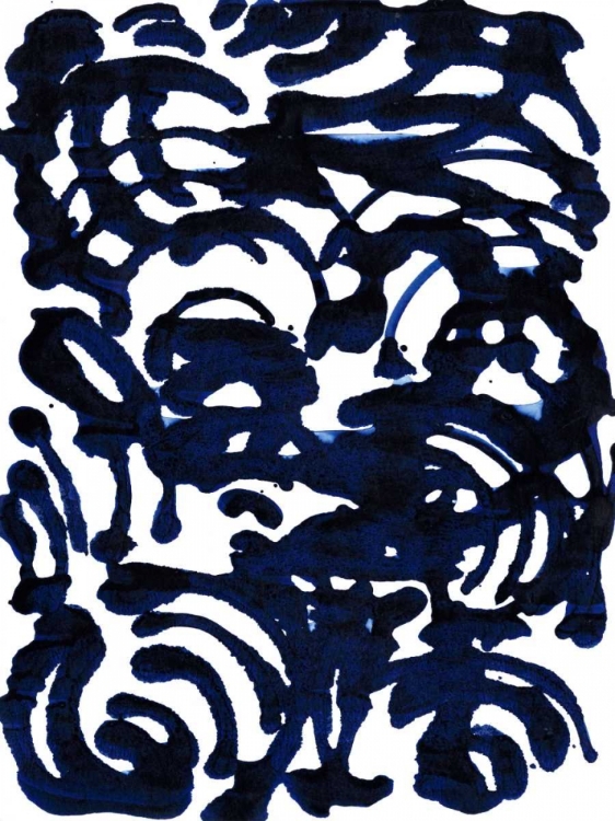 Picture of INDIGO SWIRLS II