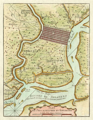 Picture of PETITE MAP OF PHILADELPHIA