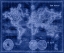 Picture of INDIGO WORLD MAP