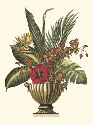 Picture of TROPICAL FOLIAGE IN URN I