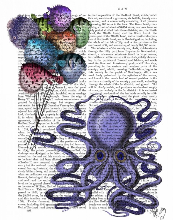 Picture of OCTOPUS AND PUFFER FISH BALLOONS