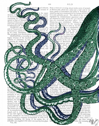 Picture of OCTOPUS TENTACLES GREEN AND BLUE