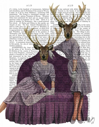 Picture of DEER TWINS IN PURPLE