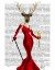 Picture of GLAMOUR DEER IN RED