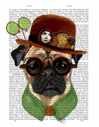 Picture of PUG WITH STEAMPUNK BOWLER HAT