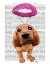 Picture of BLOODHOUND WITH ANGELIC PINK HALO