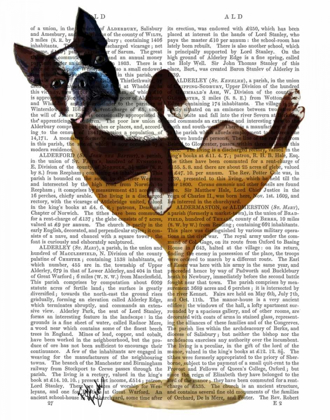 Picture of BOSTON TERRIER IN COCKTAIL GLASS