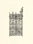 Picture of B-W WROUGHT IRON GATE V