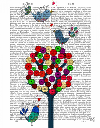 Picture of BUTTON TREE AND BIRDS BLUE