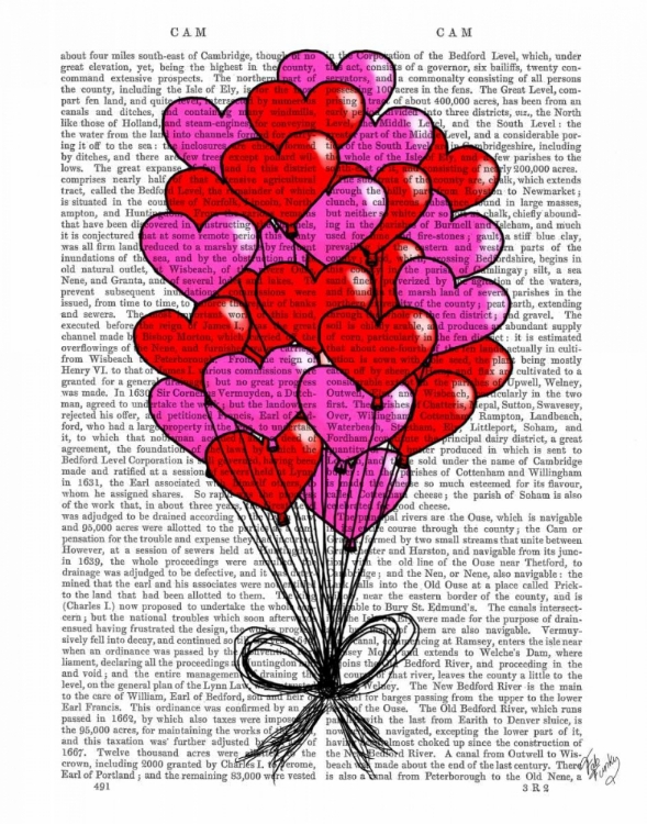 Picture of VALENTINE HEART BALLOON ILLUSTRATION