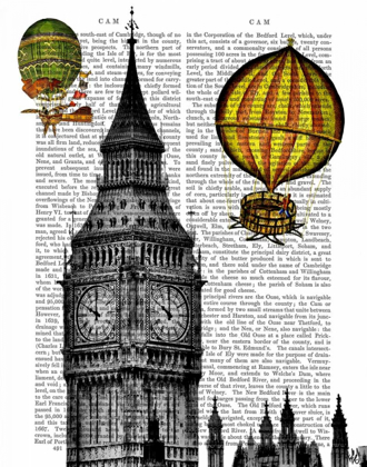 Picture of BIG BEN AND VINTAGE HOT AIR BALLOONS