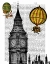 Picture of BIG BEN AND VINTAGE HOT AIR BALLOONS