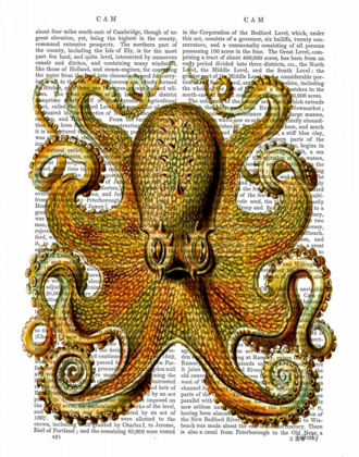 Picture of VINTAGE YELLOW OCTOPUS FRONT