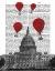 Picture of US CAPITOL BUILDING AND RED HOT AIR BALLOONS