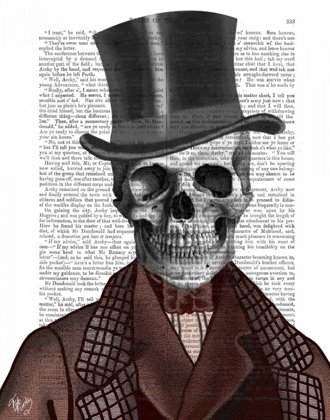 Picture of SKELETON GENTLEMAN AND TOP HAT