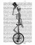 Picture of SKELETON ON UNICYCLE