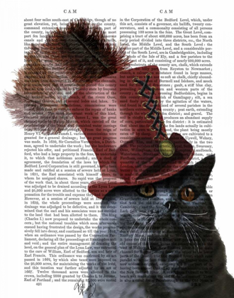 Picture of GREY CAT WITH STEAMPUNK TOP HAT