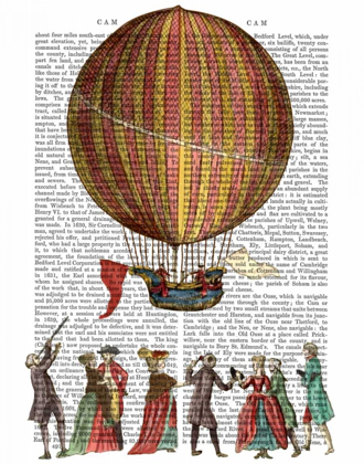 Picture of HOT AIR BALLOON AND PEOPLE