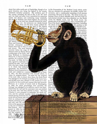 Picture of MONKEY PLAYING TRUMPET