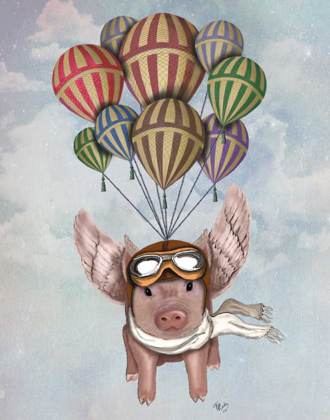 Picture of PIG AND BALLOONS