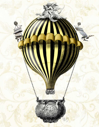 Picture of BAROQUE BALLOON BLACK YELLOW