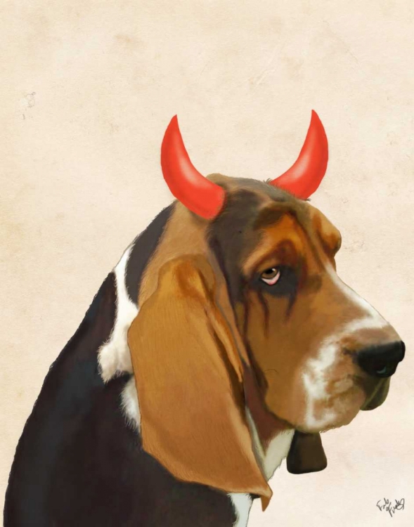 Picture of LITTLE DEVIL BASSET HOUND