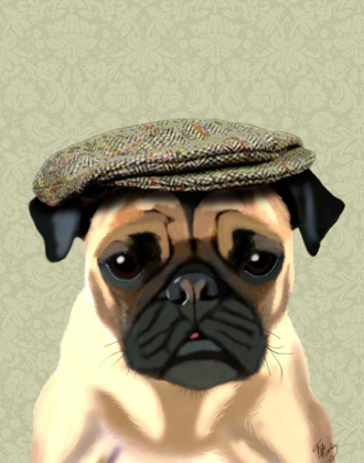 Picture of PUG IN FLAT CAP