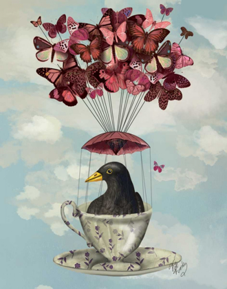Picture of BLACKBIRD IN TEACUP