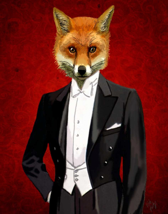 Picture of FOX IN EVENING SUIT PORTRAIT