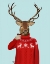 Picture of DEER IN SKI SWEATER