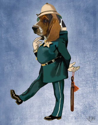 Picture of BASSET HOUND POLICEMAN