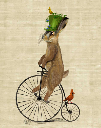 Picture of MARCH HARE ON PENNY FARTHING