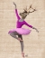 Picture of BALLET DEER IN PINK