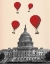 Picture of US CAPITOL BUILDING AND RED HOT AIR BALLOONS