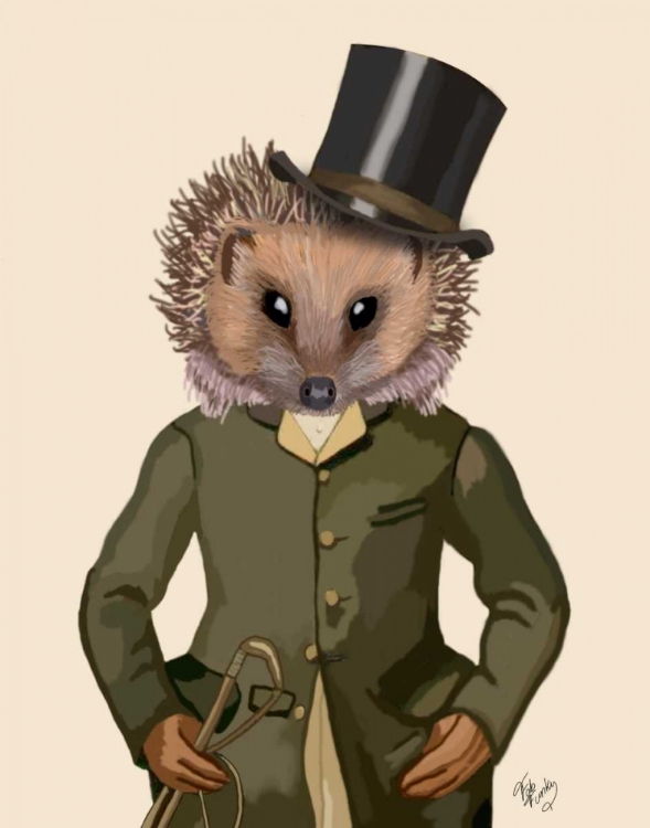 Picture of HEDGEHOG RIDER PORTRAIT