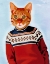 Picture of CAT IN SKI SWEATER