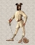 Picture of GREYHOUND FENCER IN CREAM FULL