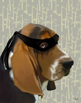 Picture of NINJA BASSET HOUND DOG