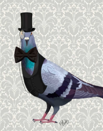 Picture of PIGEON IN WAISTCOAT AND TOP HAT