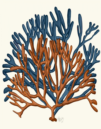 Picture of BLUE AND ORANGE CORALS A