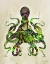 Picture of GREEN AND PURPLE FISHY OCTOPUS