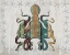 Picture of DISTRESSED WOOD STYLE OCTOPUS 1